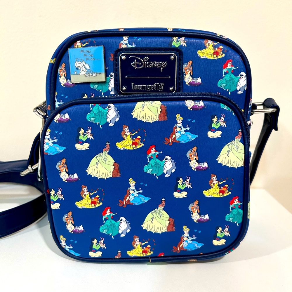 Loungefly Disney Princess Royal Pets Crossbody Bag